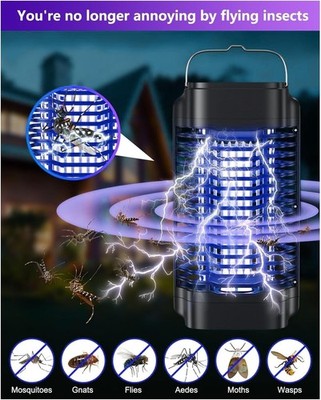 Electric Mosquito Bug Zapper Mosquito Trap Waterproof Fly Traps Mosquito