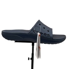 Crocs Baya Men's Slide Sandals Size 9 Navy Blue Lightweight Water Friendly