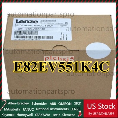 NEW LENZE E82EV551K4C NEW LENZE E82EV551_4C Inverter 8200 Vector 0.55kW IN BOX