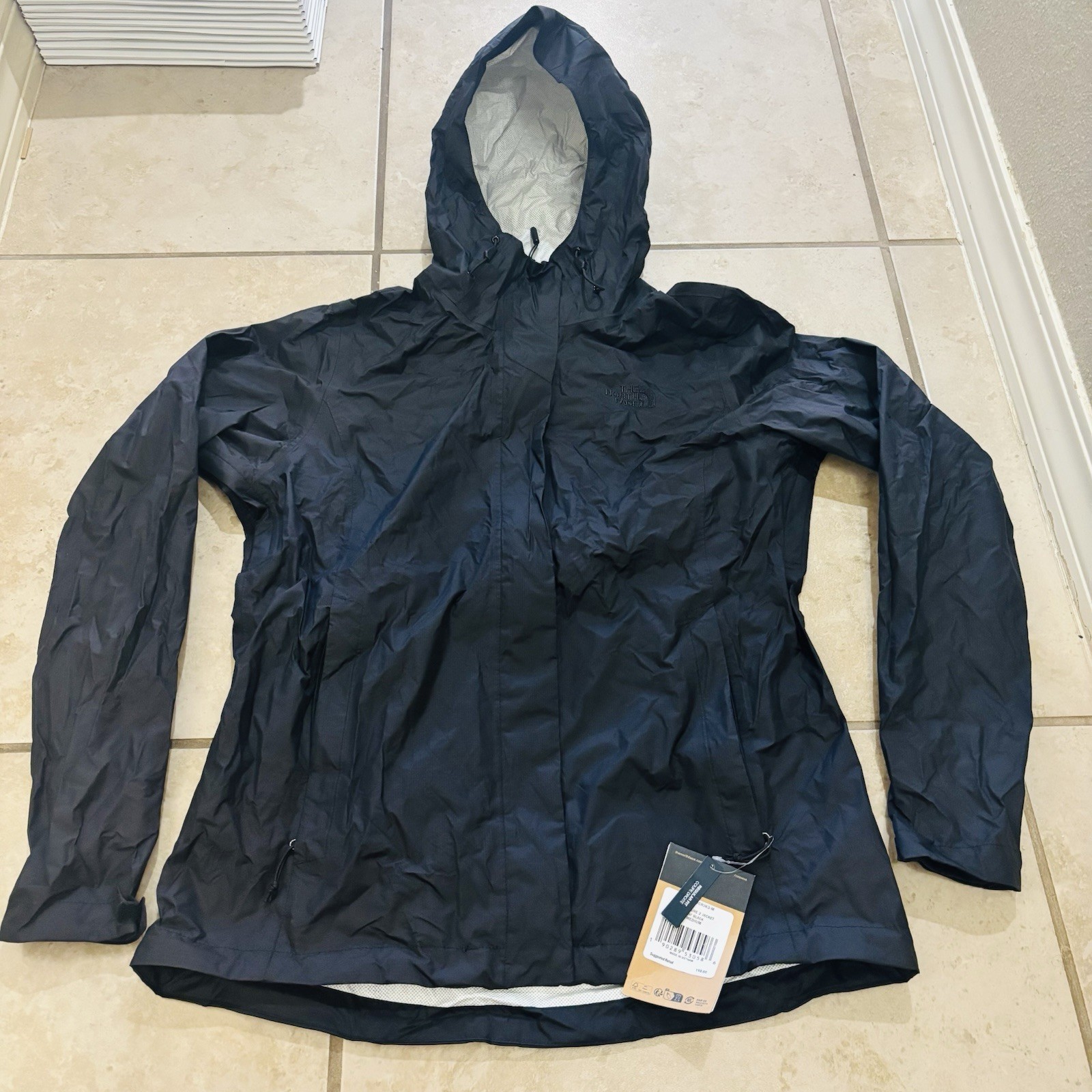 THE NORTH FACE Women's Venture 2 Waterproof Hooded Rain Jacket medium