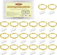 Led Lichterkette 20 StüCk 1M 10 Leds Warmweiß Batterie Innen Deko Hochzeit Party