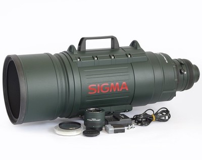 Sigma 2.8/200-500mm 5.6/400-1000mm Apo EX DG Telephoto Lens f. Nikon