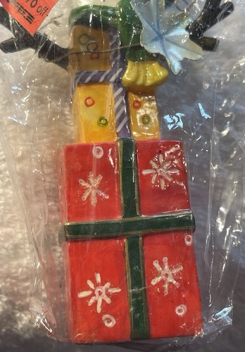 Holidays Are Kurt S. Adler Babbo Natale Mondo Pupazzo di Neve Albero di Natale Confezione Regalo Ornamento - Foto 4 di 7