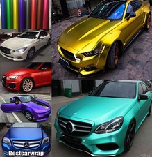 Matte Chrome Vinyl For Whole Car Wrap Change Color Film Sticker Self-adhesive