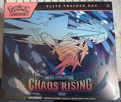 Pokémon TCG Mega Evolution Chaos Rising Elite Trainer Box (ETB) - SEALED - UK