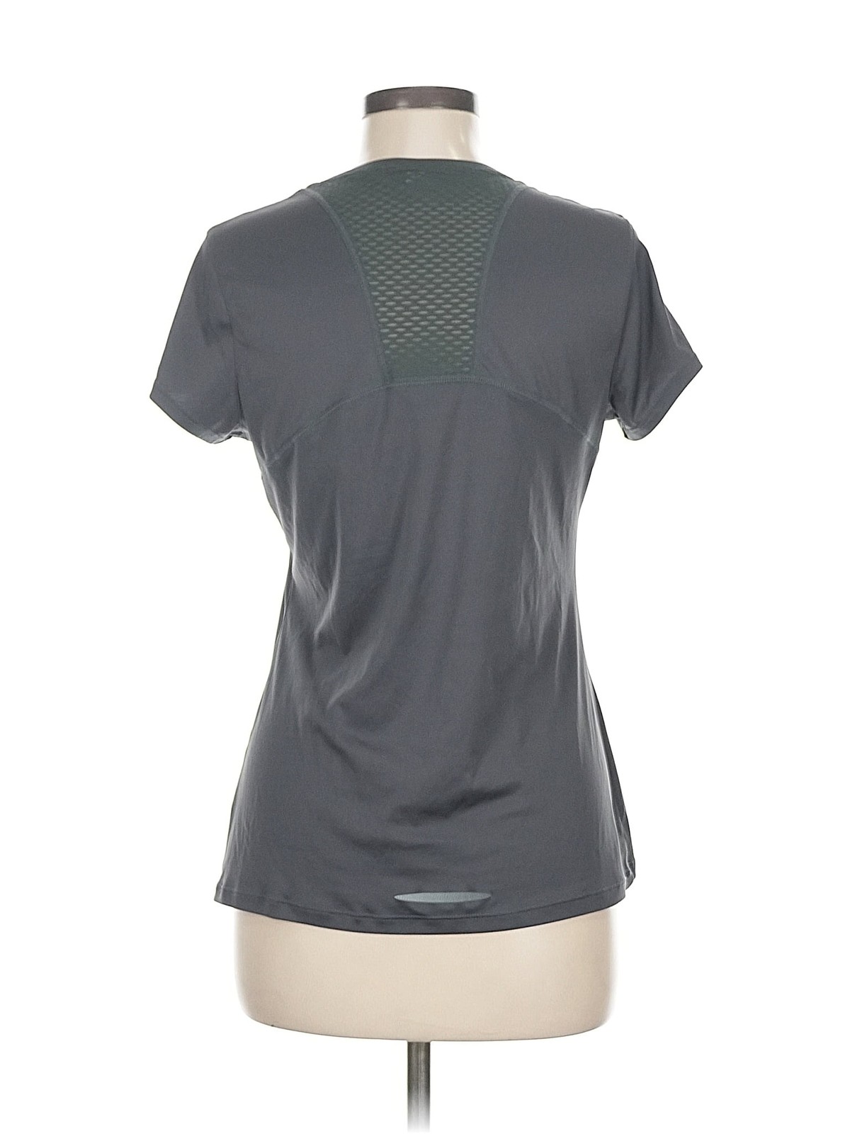 Under Armour Women Gray Active T-Shirt M thumbnail 2