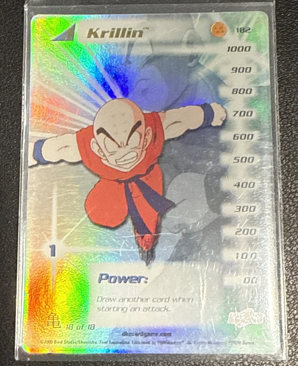Dragon Ball Z CCG Krillin #182 Saiyan Saga Unlimited Hi Tech LP | eBay