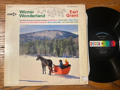Earl Grant / Winter Wonderland Christmas LP Decca Stereo VG