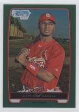 2012 Bowman Chrome Prospects Rack Pack Green Refractor Anthony Garcia 1g5