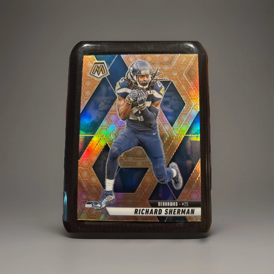 Mosaico Richard Sherman 2023 raro panal paralelo *Seahawks* Foto 3 de 4