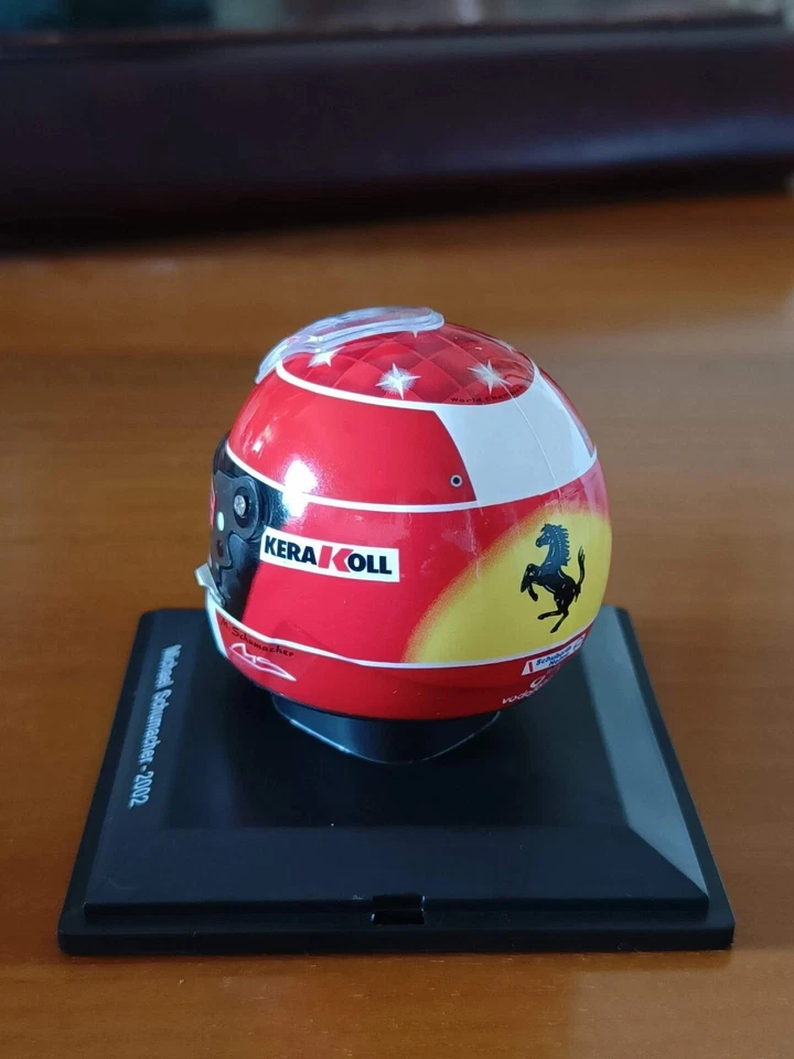 Spark 2002 Michael Schumacher F1 Helmet 1:5 Scale - 2002 Casco Schumacher - Immagine 3 di 4