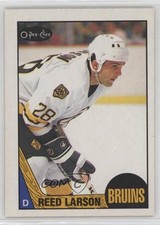 1987-88 O-Pee-Chee Reed Larson #131 0c4