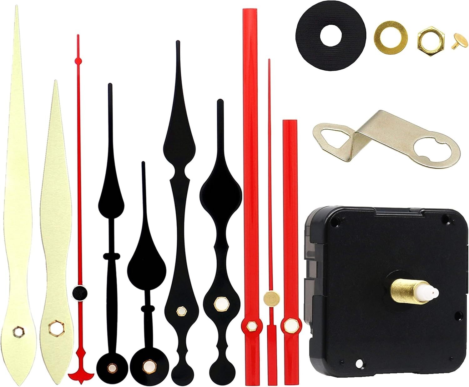 12888 Quartz DIY Wall Clock Movement Mechanism Repair Parts Replacement Kit S...