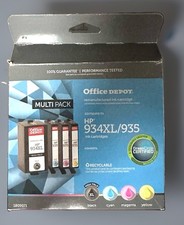OFFICE DEPOT HP 934XL/935 Ink Cartridge Multi Pack Black Cyan Magenta Yellow NIB