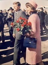 John F Kennedy and Jacqueline Kennedy Signed On Air Force One Stationary