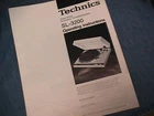 Technics SL-3200 Owner's Manual Only