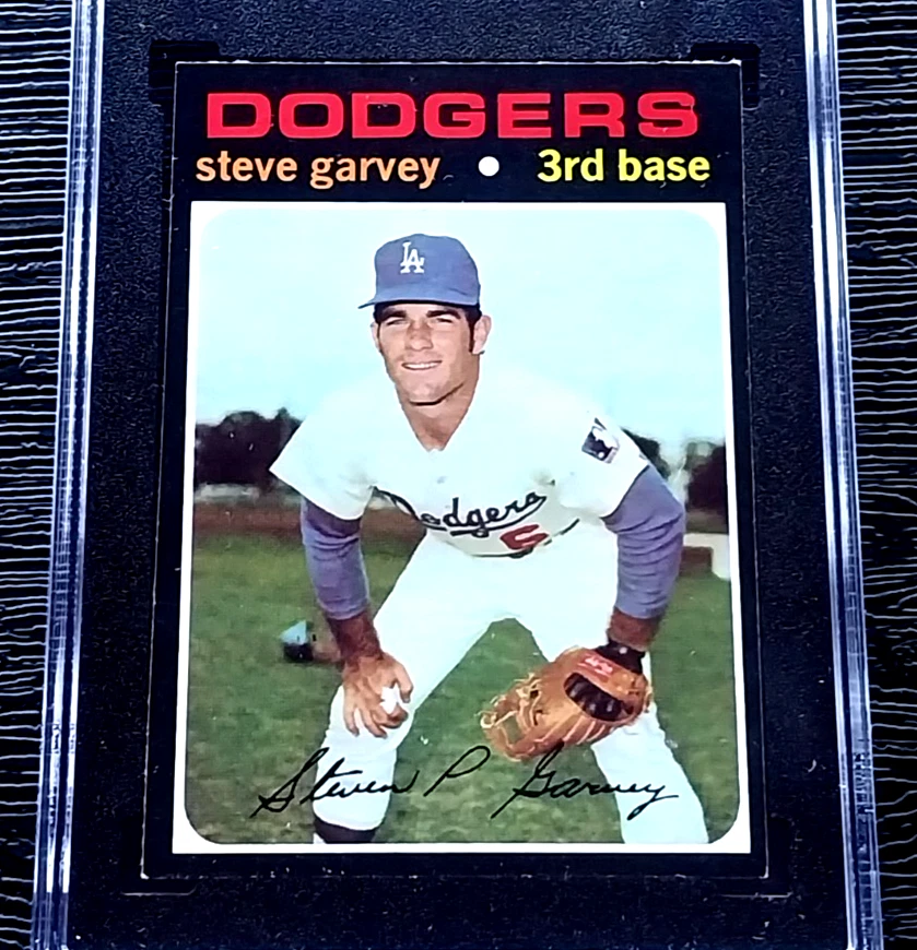 Tarjeta de béisbol 1971 Topps Steve Garvey novato #341 *increíble* SGC 7,5 casi como nueva+ Foto 2 de 4