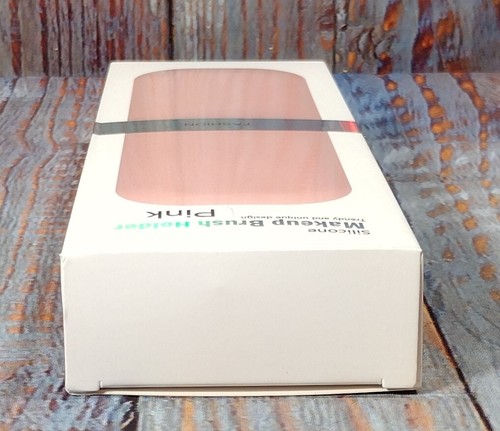 Silicone Makeup Brush Holder - PINK - BRAND NEW - Picture 5 of 11