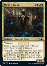 Masked Bandits Light Play, English Magic the Gathering MTG Streets of Capenna