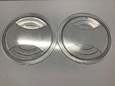 Pair Glass Auto Head Lamp E J Universal Beam Early Truck Headlight 8-1516