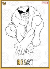 [DIGITAL CARD] Topps Marvel - Beast 2 - X-Men Box - Tilt Yellow