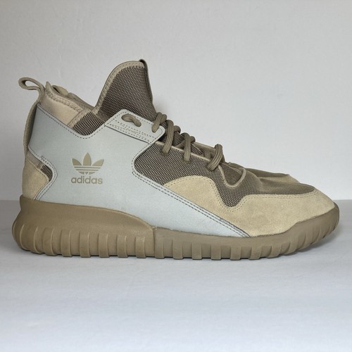 Adidas Tubular X Cáñamo Beige Primeknit Reflectante #S74923 Talla 13 Usado en Excelente Condición APE779001 - Imagen 8 de 17