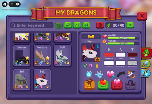 Dragon adventures Roblox DA Rare Dragons CHEAP - 第 68/85 張圖片