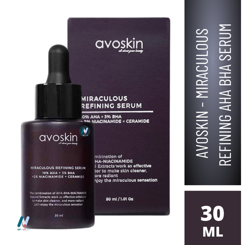 AVOSKIN Serum Miraculous Refining AHA BHA Ceramide Aloe Acne Pore Barrier 2x30ml - 第 17/23 張圖片