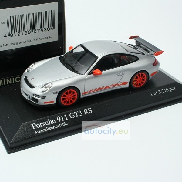 【MINICHAMPS】限定500台 911(997) GT3RS Mobil1 ミニチャンプス製 （モービル1 特注） 1/43 ポルシェ 911 (997) GT3