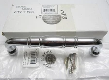 NEW Top Knobs NORMANDY 8" c-c HANDLE APPLIANCE DOOR PULL, Polished Chrome Finish