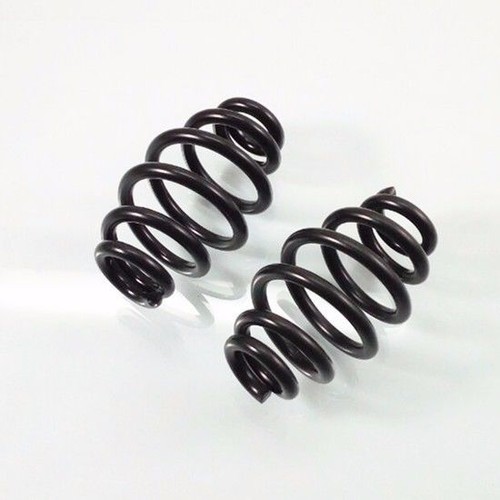 Black 3" Spiral Solo Seat Springs Chopper Bobber Retro Sportster CB Old School - Picture 3 of 5