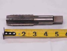 BRUBAKER 1 1/8 7 NC GH4 HSS PLUG TAP 4 STRAIGHT FLUTE 1.125 UNC MADE IN USA