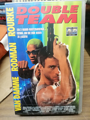 VHS Rarität: JEAN CLAUDE VAN DAMME in DOUBLE TEAM (1997) UNCUT