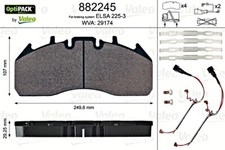 Valeo 882245 Fits VOLVO FH FM & RENAULT Magnum Brake Pad Set  