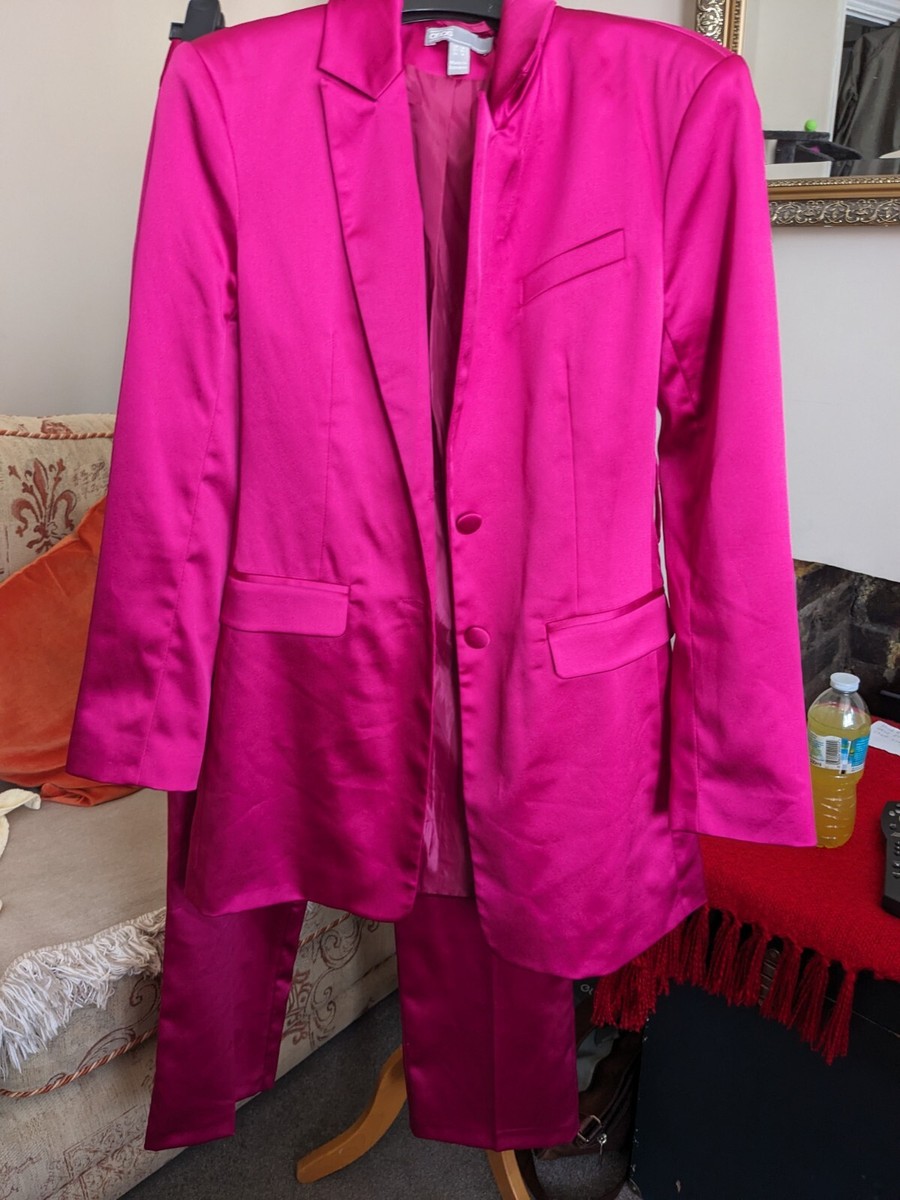 Asos Pink Longline Blazer Blazer Set Asos ASOS EDITION Oversized