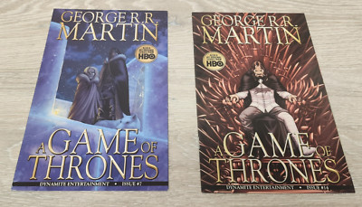HBO A Game Of Thrones Comic Issues #7 14 George RR Martin Dynamite Entertainment