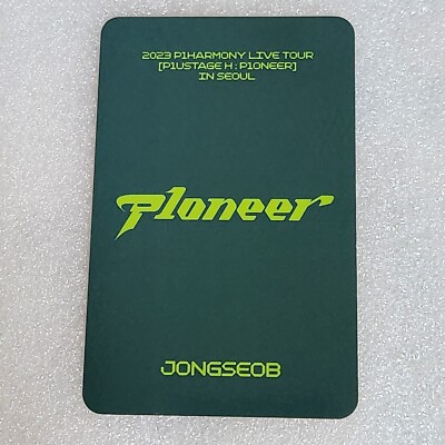 P1Harmony Collect book PHOTOCARD SET 2023 Live Tour P1USTAGE H