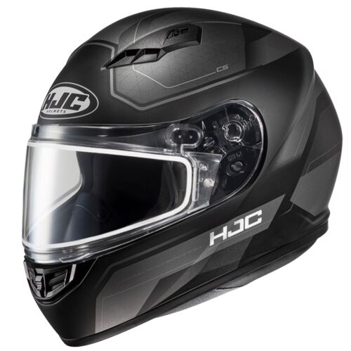HJC CS-R3 Inno Snow Helmet w/Dual Pane Shield Black/Gray - Picture 1 of 1