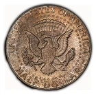 1964 50c Kennedy Half Dollar - Intricate Speckled Toning - SKU-Z3962