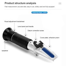 Seawater Aquaculture Salinity Meter Seawater Test Density Aquarium ATC