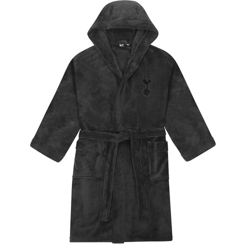 Tottenham Hotspur FC Official Gift Mens Hooded Fleece Dressing Gown Robe - Picture 2 of 11