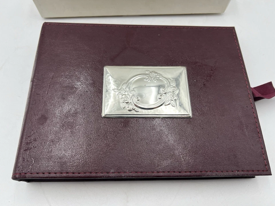 Album Fotografico 15x20 In Pelle E Argento Ag 925 NonSolo Argento Marrone - Immagine 2 di 4