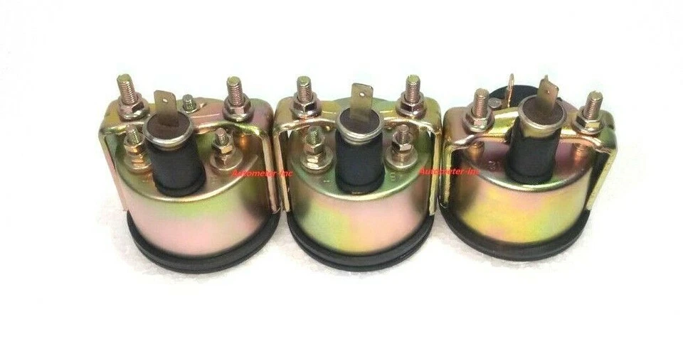 2" / 52mm Electrical Oil Pressure +Temperature +Volt White Face B/B ME - Image 2 of 4