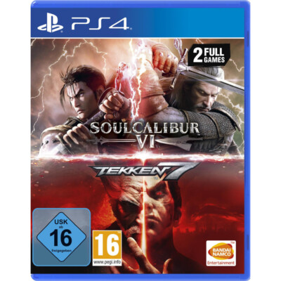 PlayStation 4 Tekken 7 + SoulCalibur V Kampfspiel Set