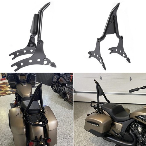 Respaldo de barra Sissy negro para Indian Chieftain Roadmaster Challenger 2014-2024 - Imagen 3 de 11