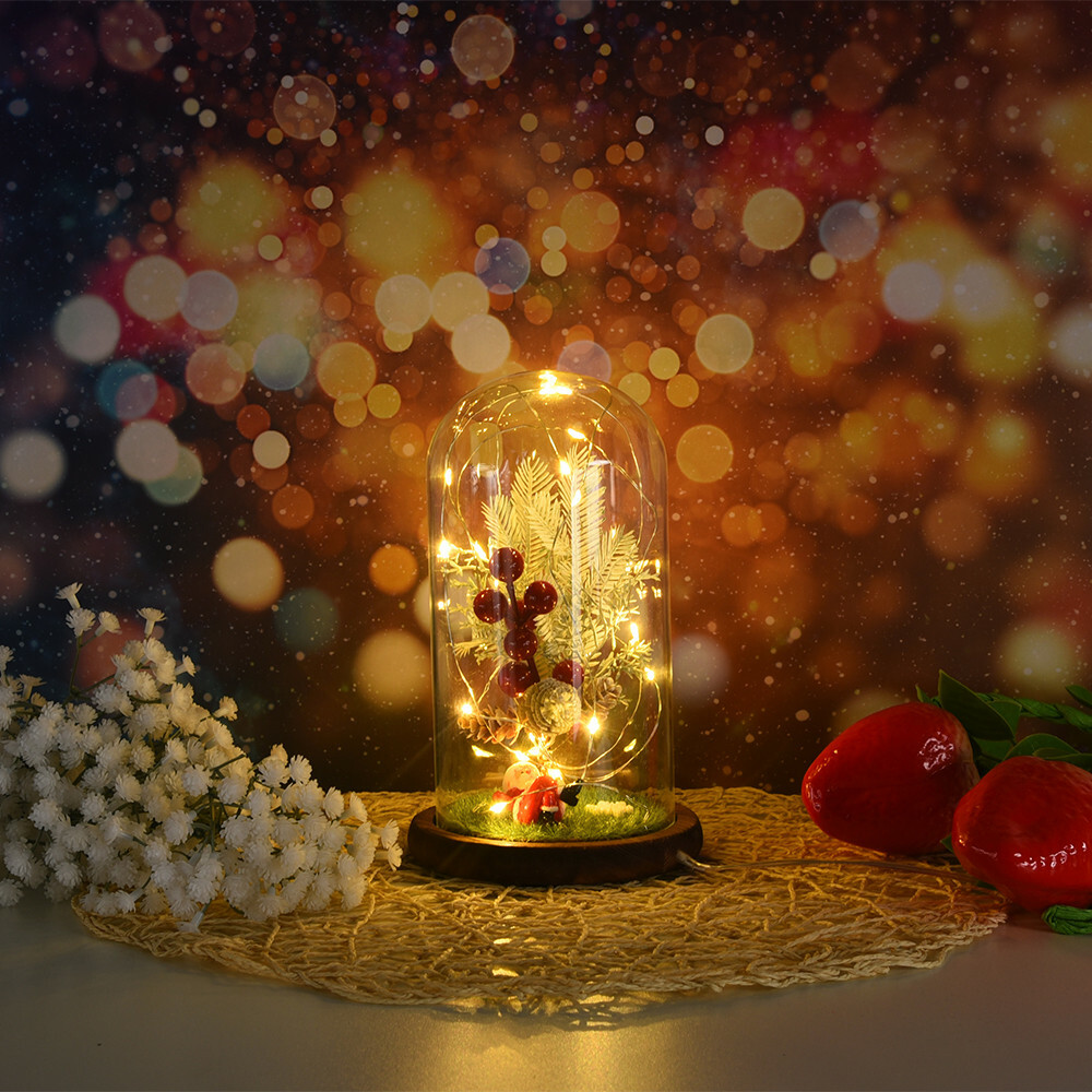 Romantic Immortal Wire Lamp Christmas Micro Landscape Decoration | eBay