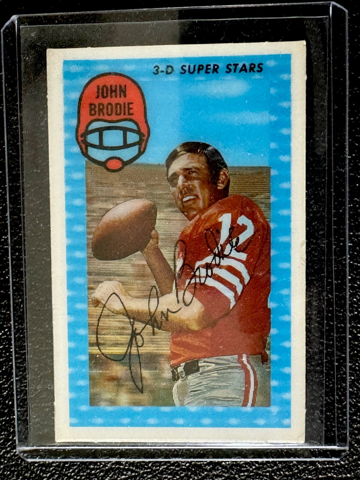 1971 Kellogg #45 John Brodie • San Francisco 49ers • EX At Least • C Photos •