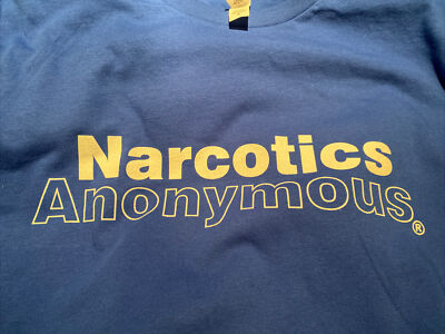 Narcotics Anonymous Blue T-Shirt X-Large