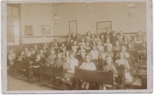 RP Young Girls Children Unknown Primary School Class Wooden Double Desks Chairs