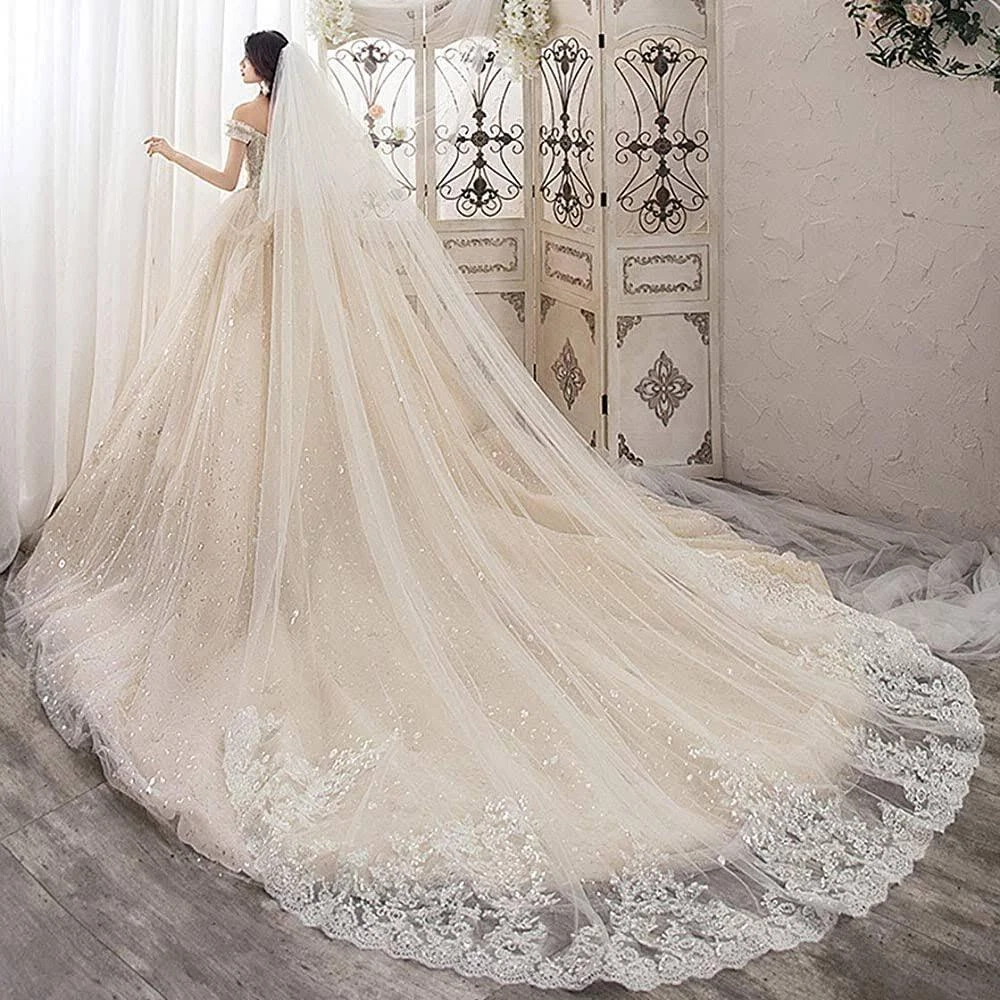 Soft 2024 wedding veil